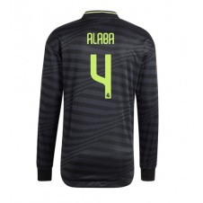 Real Madrid David Alaba #4 Tredjedrakt 2022-23 Langermet